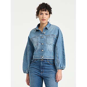 Sofia Vergara Women's Darted Denim Waist Jacket, Sizes XS-XXL $15.45