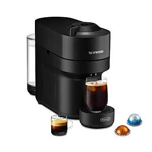 Nespresso Vertuo Pop Coffee and Espresso Maker by De'Longhi, Liquorice Black $84.97