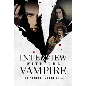 Interview with the Vampire: The Vampire Chronicles (1994) (4K UHD Digital Film; MA) $4.99 via AppleTV