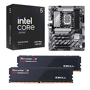 [Micro Center Bundle] Intel Core Ultra 5 250K Plus CPU, Gigabyte B860 DS3H WiFi6E 1851 MB, 32GB G.Skill Ripjaws S5 DDR5-6000 RAM $499.99 + Free Store Pickup