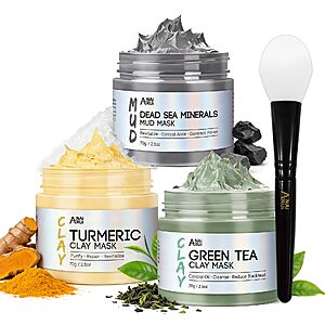 Amazon – ANAI RUI 3-Pc Clay Face Mask Gift Set - $8.58 w/ Code