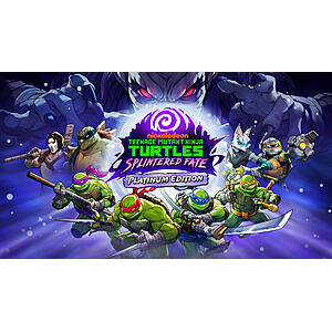 Teenage Mutant Ninja Turtles Splintered Fate: Platinum Edition $14.09, Gold Edition $12 (Nintendo Switch Digital Download)
