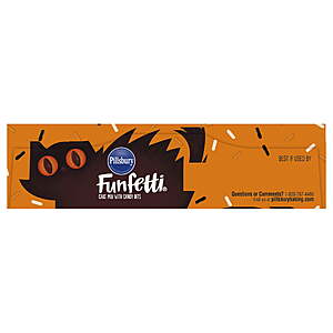 $1.88 FS Walmart+ Pillsbury Funfetti Halloween Cake/Cupcake Mixes