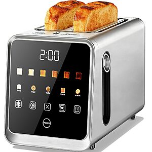 Amazon – 2-Slice Touchscreen Stainless Steel Toaster - $40.99 w/ Code