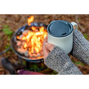 Outland Living Portable Propane Fire Pit, 19-inch, 58,000 BTU with Fire Pit Cover & Carry Kit, Smokeless Gas Firebowl $99.98