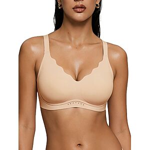 As Fairy Wireless Jelly Push Up Scalloped Bra $7.49