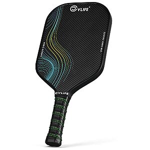 CVLIFE Pickleball Paddle Thermoformed Carbon Fiber Pickle Ball Paddle - $22.19 AC