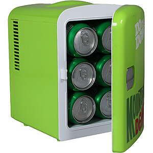 Mountain Dew, 6-Can Mini Personal Fridge Cooler, MIS134MD, Green $24.38