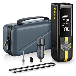 Fanttik X8 APEX Tire Inflator Portable Air Compressor, 1 Min Fast Inflation $79.99