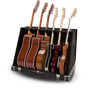 Road Runner RRGS6 6-Guitar Stand Case Black Tolex $99.99