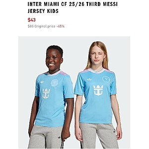 Inter Miami CF 25/26 Third Messi Jersey Kids $43.00