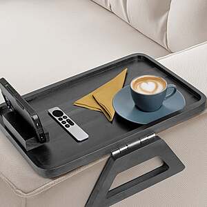 Smart Design Acacia Armrest Tray $19.99 Brown or Black free shipping Costco.com