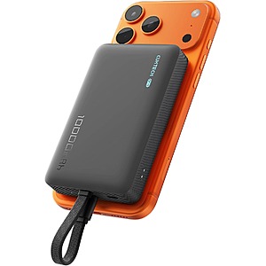 Prime: CUKTECH 10000mAh Magnetic Power Bank with Built-in USB-C Cable $17.49 + Free Shipping