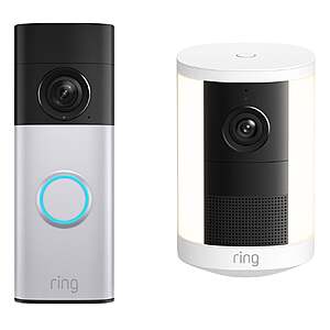 Ring Battery Doorbell Plus (2nd Gen) + Spotlight Cam (2nd Gen) $189.99 Free Shipping Costco.com