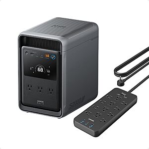 Anker SOLIX S2000 Portable Power Station + Power Strip 2010Wh LiFePO4 1500W Output Solar Generator for Home Backup $649 + Free Shipping