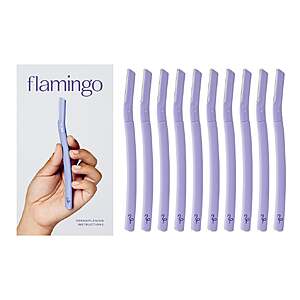 Flamingo Disposable Dermaplane Razors, 10-count  $14.99 Free Shipping Costco.com