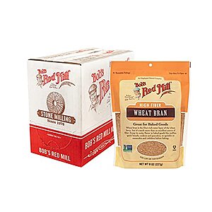 [SnS] $7.30 | 4-Pack 8-Oz Bob's Red Mill Wheat Bran at Amazon ($1.82 each)