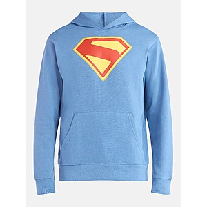 Superman Men's Navy Blue Graphic Pullover Hoodie from $7.13 (S-5XL) + Free Shipping w/ Walmart+ or on $35+