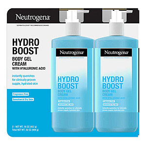 Costco - Neutrogena Hydro Boost Body Gel Cream, 16 fl oz, 2-pack $4.97 in store only YMMV