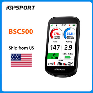 iGPSPORT BSC500 Touchscreen Bike Computer GPS Navigation Wireless Cycling Computer $98 + Free Shipping