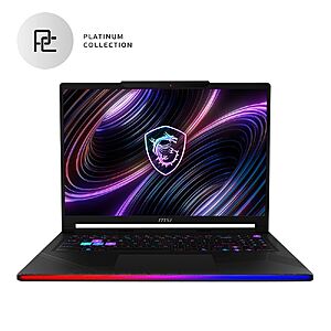 MSI Raider 16 Max HX 16" OLED Gaming Laptop (Ultra 9 / RTX 5080 / 32GB / 1TB) $2699.99