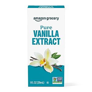 Amazon Grocery, Pure Vanilla Extract, 1 Fl Oz (Previously Happy Belly, Packaging May Vary)~$2.14 With S&S @ Amazon~Buy 4 & Save More!