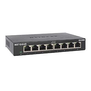 NETGEAR 8-Port Gigabit Ethernet Unmanaged Network Switch (GS308) - $11.99