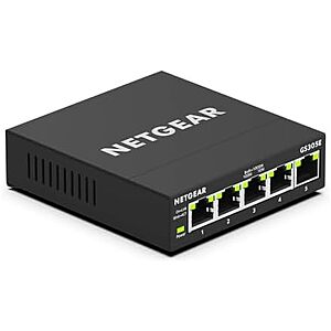 $17.99* | Netgear 5-Port Gigabit Managed Essential Ethernet Switch (10/100/1000Mbps) at Amazon