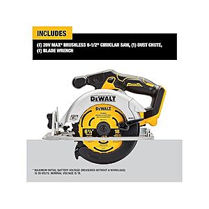 DEWALT DCS565B 6-1/2 Circ Saw $99