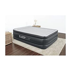 $29.99 | SLEEPLUX Air Mattress - Built-in Pump, Pillow & USB Charger, Queen at Woot!
