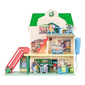 [Prime] Bluey & Bingo Supermarket Playset w/ Moving Escalator, 24 Sound Effects & 15-Piece Set $28.49 + Free Shipping