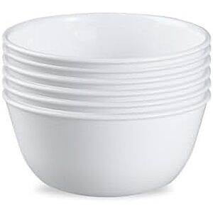 [Prime, AC] $22.79 | 6-Piece 28-Oz Corelle Vitrelle Soup/Cereal Bowls Set (Winter Frost White) at Amazon