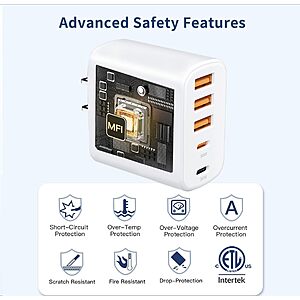 2-Pack 60W 5-Port charger blocks $7.95 @ Amazon