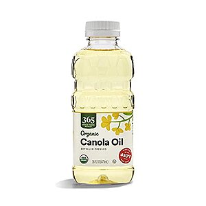 [Prime, SnS] $4.02 | 16-Oz 365 by Whole Foods Market Organic Canola Cooking Oil at Amazon