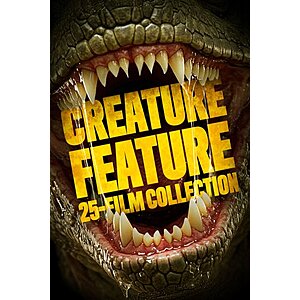 CREATURE FEATURE 25-Lionsgate FILM Digital COLLECTION (Bundle) $19.99