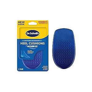 $4.01: Dr. Scholl's Heel Cushions, Massaging Gel, Shock Absorption, Women's 6-10 / Men's 8-13 at Woot!