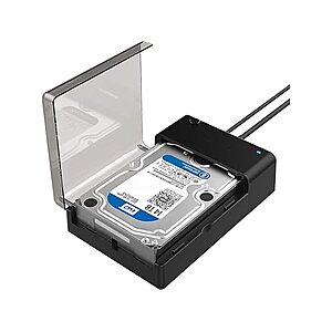 $8.99 | USB 3.0 to SATA Lay-Flat Docking Station (Grade A Refurbished) at Woot!