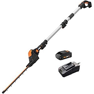 [Prime] $90.24* | WORX Cordless Pole Hedge Trimmer, 20V 20" 2-in-1 Attachment Capable, WG252 at Amazon