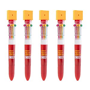 5-Pk Novelty Candy & Snack Brand Multi Color Ballpoint Pens(CheezIt) $7.32 + Free Shipping w/ Prime or on $35+