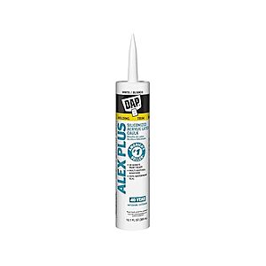 10.1 oz DAP Alex Plus Acrylic Latex Caulk Plus Silicone, $1.99, FS Prime