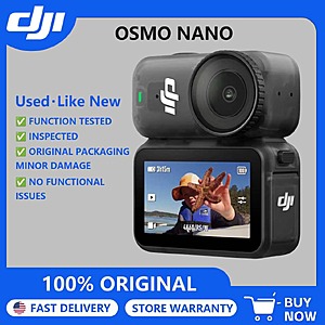 Refurb: DJI Osmo Nano Action Camera Standard Combo 64GB $212 / 128G $224 + Free Shipping