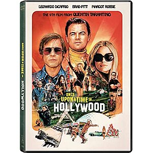 Once Upon a Time in Hollywood (DVD + Digital SD) $5