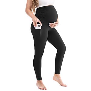 Amazon – Leafigure Women's Maternity Pants w/ Pockets - $5.49 w/ Code
