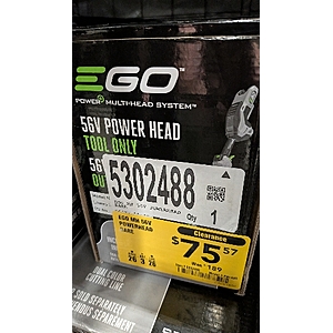 EGO power head tool only $75.57