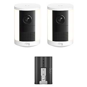 Ring Spotlight Cam (2nd Gen), Battery 2-pack plus Quick Release Battery $219.99 free shipping Costco.com