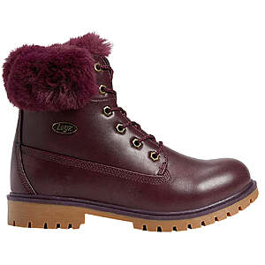 Rucker Hi Faux Fur Round Toe Lace Up Boots $18.95