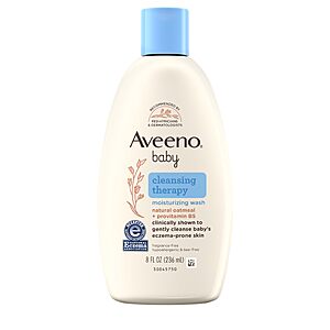 Aveeno Baby Cleansing Therapy Moisturizing Body Wash, 8 oz $6.27