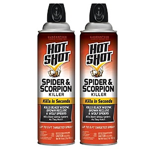 Hot Shot 16 oz. Spider and Scorpion Insect Killer Aerosol Spray (2-Pack) $6.56