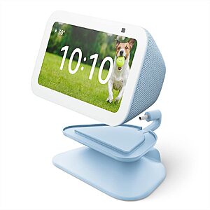 Amazon Echo Show 5 (3rd Gen) Adjustable Stand w/ USB-C Charging Port (3 Colors) $19.99 + Free Shipping w/ Prime or on $35+