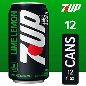 3/$15.02 S&S Multi Buy 3 × 12-Pack 12-Oz 7UP Zero Sugar Lemon Lime Soda  Amazon